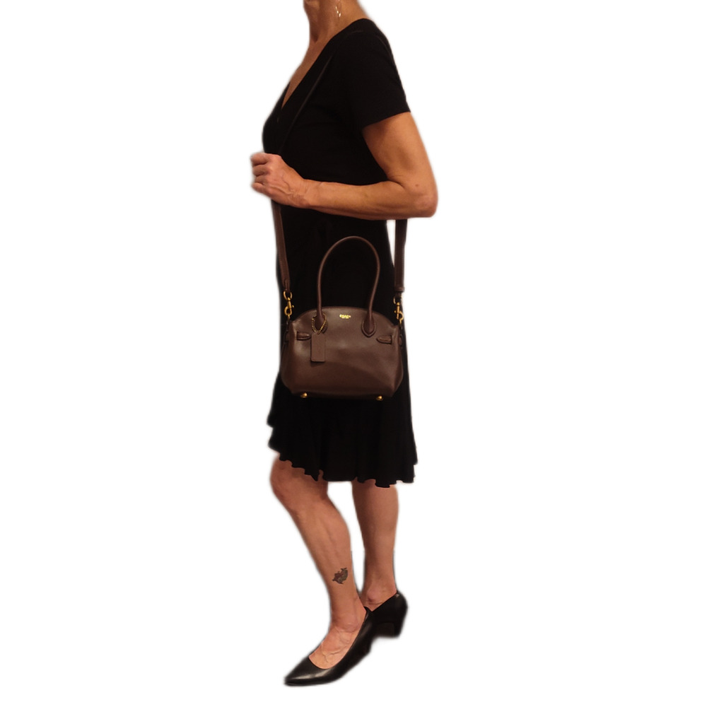 Coach Soft Empire Carryall Bag 21 - Small - Maple/Brown -NWT - Picture 13 of 15